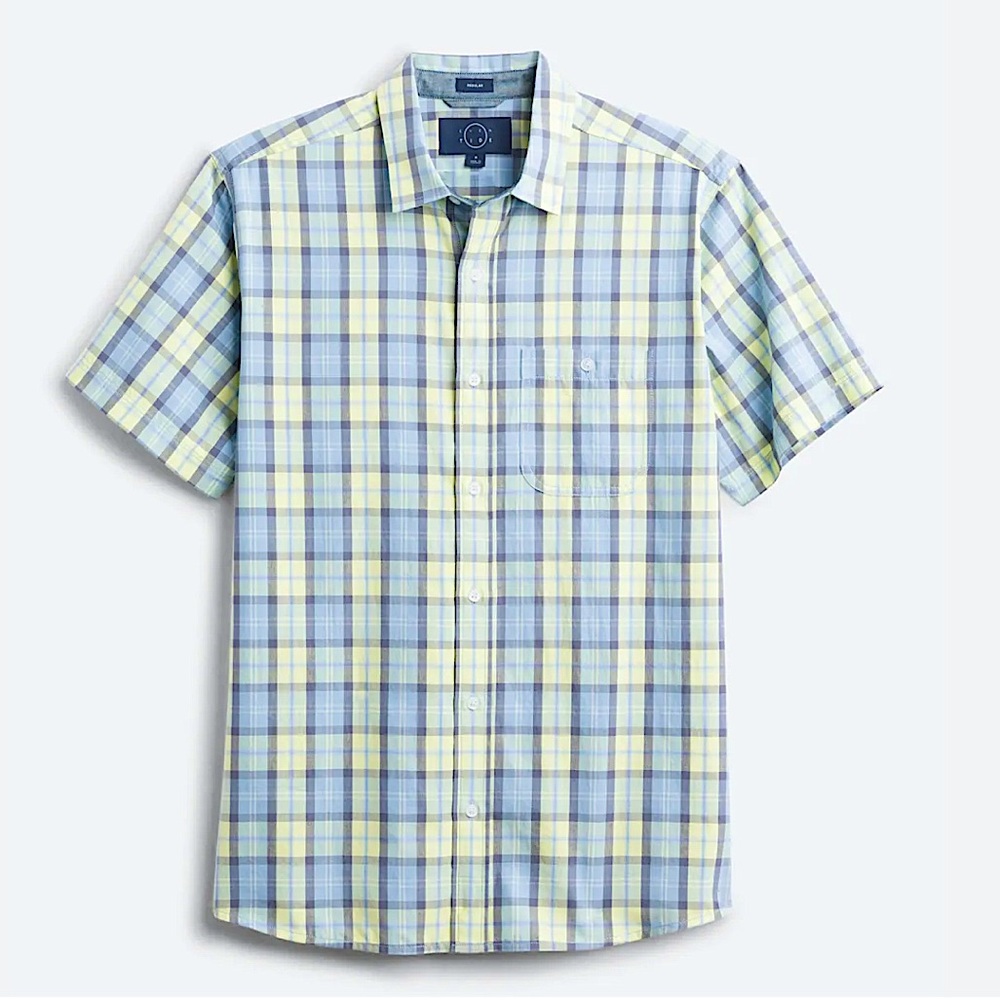 🆕 Even Tide Shor One Pocket Coastal Shirt - Picture 3 of 15